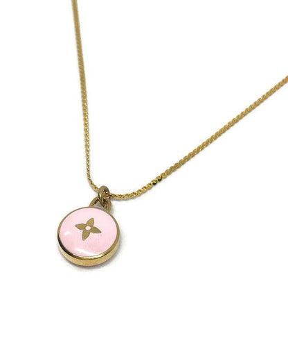 Authentic Louis Vuitton Mini Blush Pendant- Necklace - Boutique SecondLife