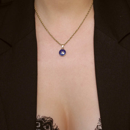 Authentic Louis Vuitton Logo Pendant- Necklace - Boutique SecondLife