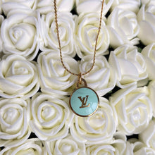 Load image into Gallery viewer, Authentic Louis Vuitton Logo Mint Pendant- Necklace - Boutique SecondLife