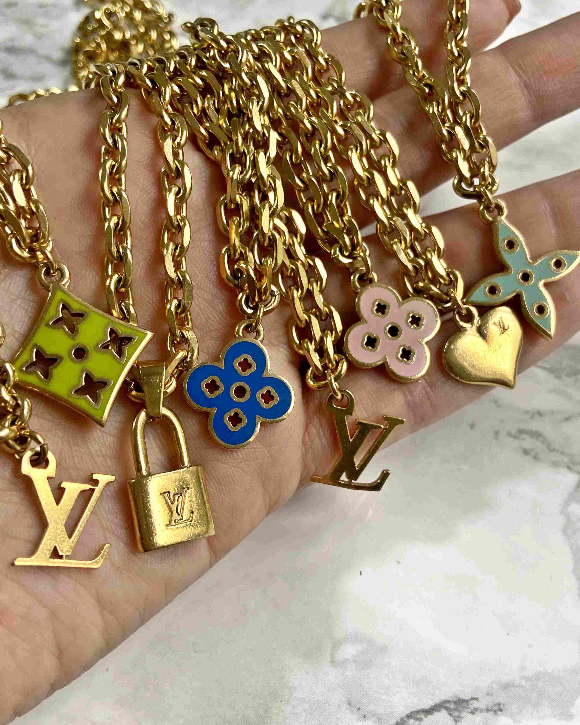Authentic Louis Vuitton Pendant Reworked Pendant - Boutique SecondLife