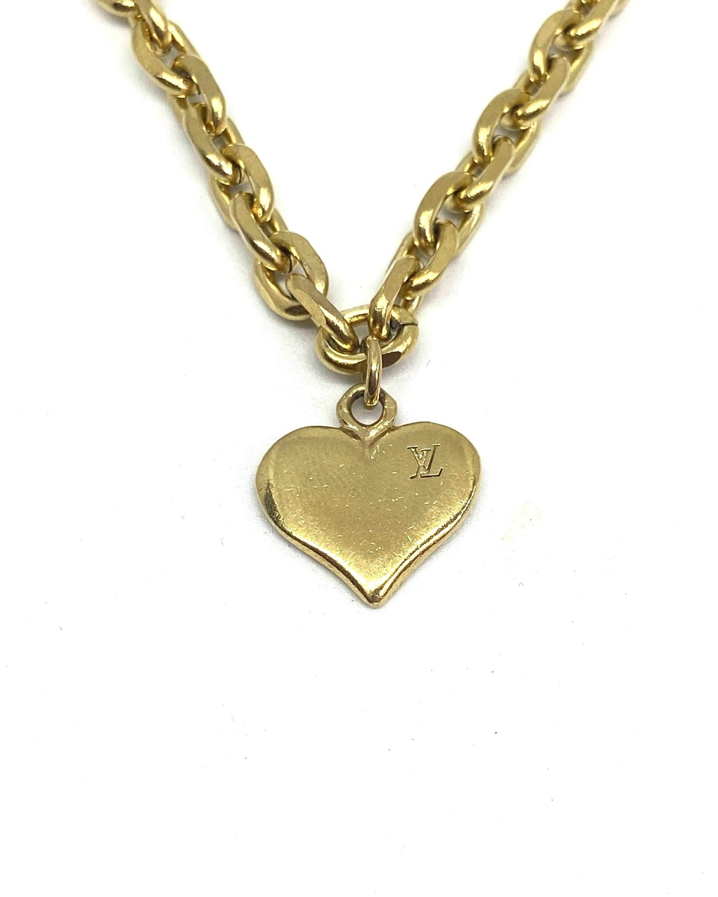 Authentic Louis Vuitton Heart Pendant Reworked Pendant - Boutique SecondLife