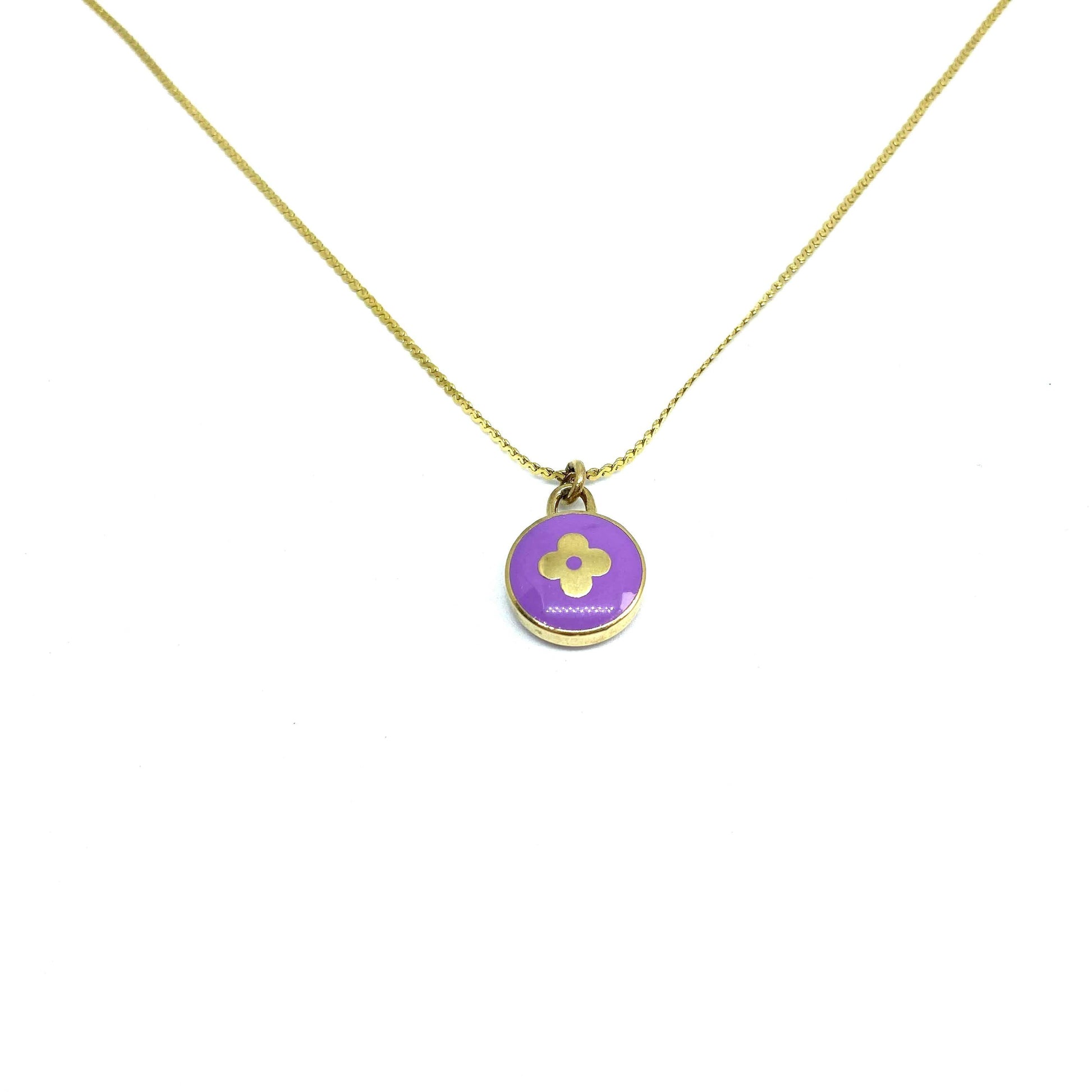 Authentic Louis Vuitton Rosewood Pendant- Necklace - Boutique SecondLife