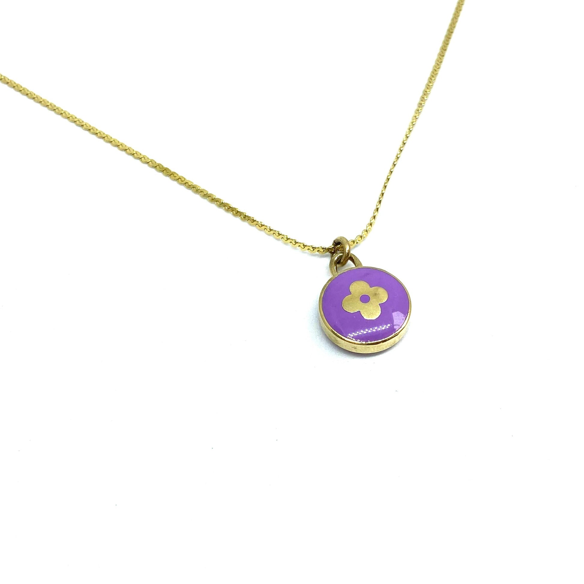 Authentic Louis Vuitton Rosewood Pendant- Necklace - Boutique SecondLife
