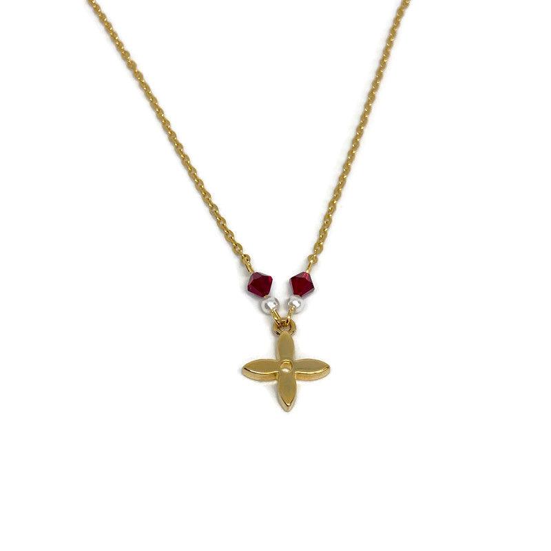 Authentic Louis Vuitton Pendant Flower Reworked Pendant - Boutique SecondLife