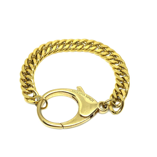 Repurposed Authentic Louis Vuitton Clasp - Bracelet - Boutique SecondLife