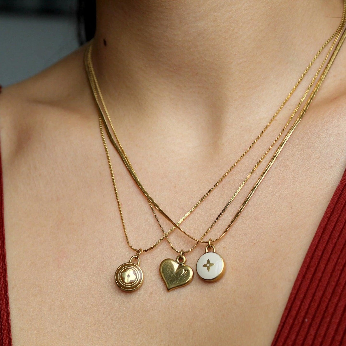 Nude pendant necklace - Boutique SecondLife