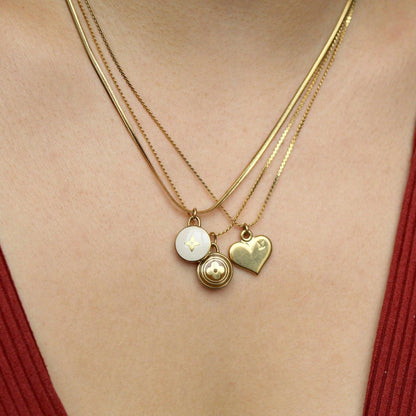 Nude pendant necklace - Boutique SecondLife