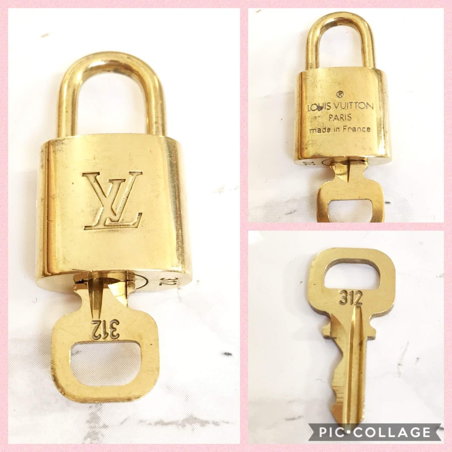 Boutique SecondLife - Authentic Used Louis Vuitton Padlock Key LV