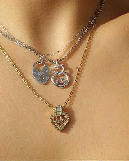 Authentic Dior Pendant Heart from Vintage Bracelet - Boutique SecondLife