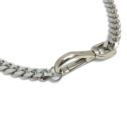 Repurposed Silver Authentic Prada Clasp- Necklace - Boutique SecondLife