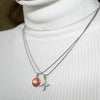 Reworked Clover Orange Pendant - Boutique SecondLife