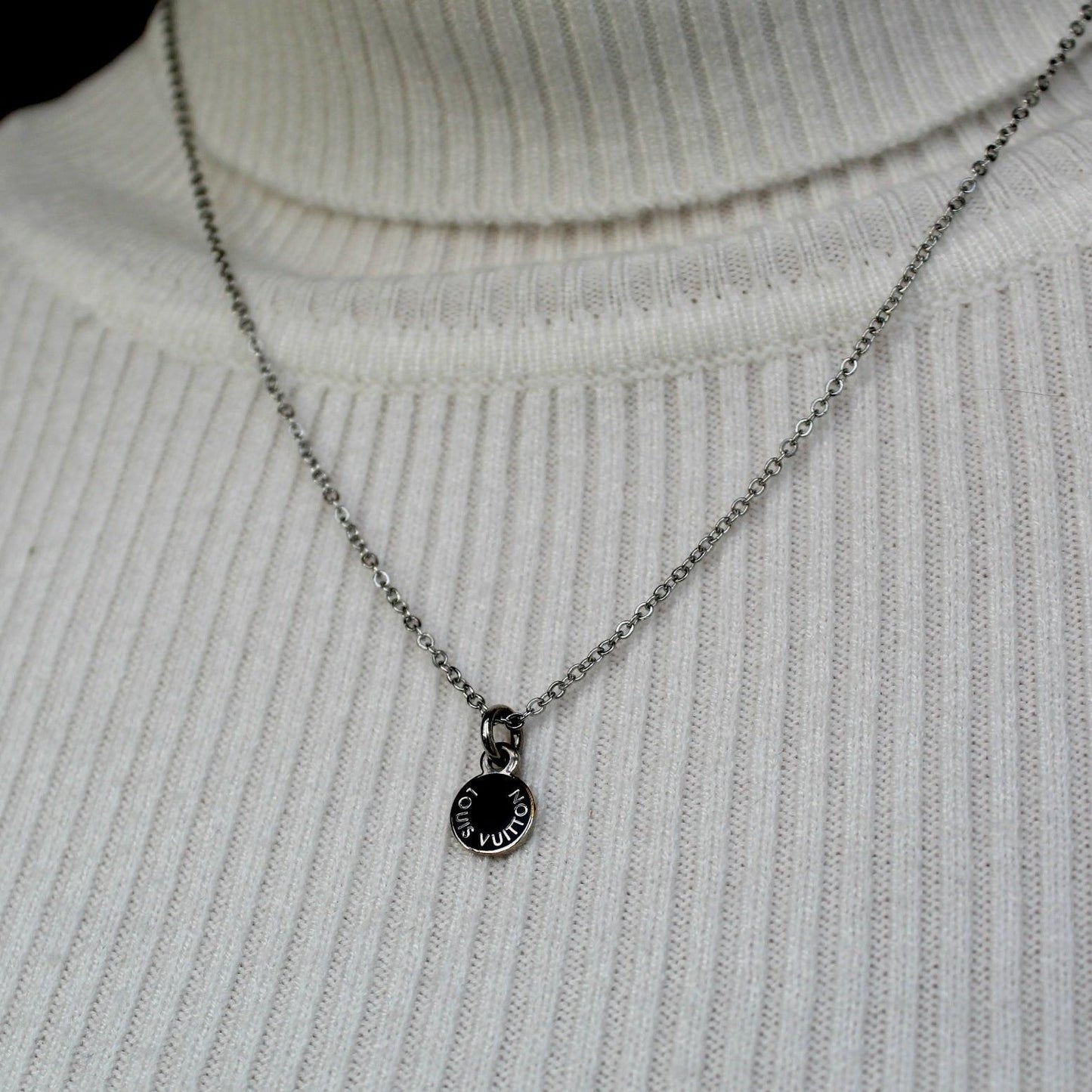 Authentic Louis Vuitton Mini Pendant - Reworked Necklace - Boutique SecondLife