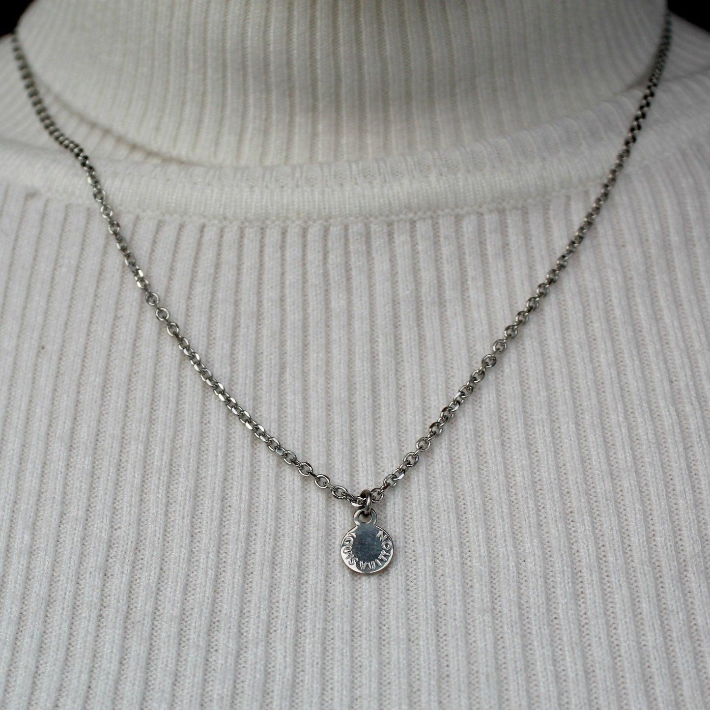 Authentic Louis Vuitton Mini Pendant- Repurposed Necklace - Boutique SecondLife