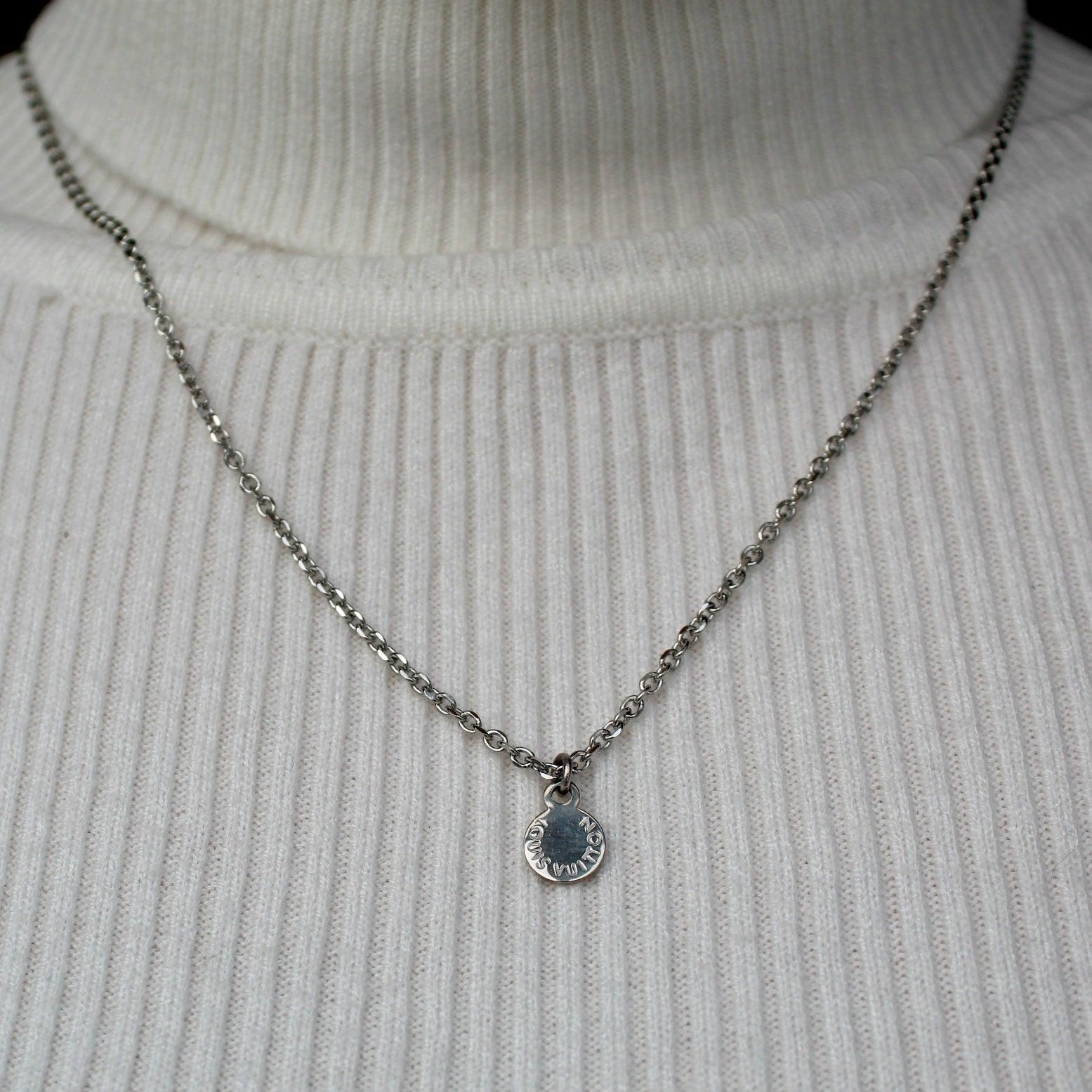 Authentic Louis Vuitton Mini Pendant- Repurposed Necklace - Boutique SecondLife