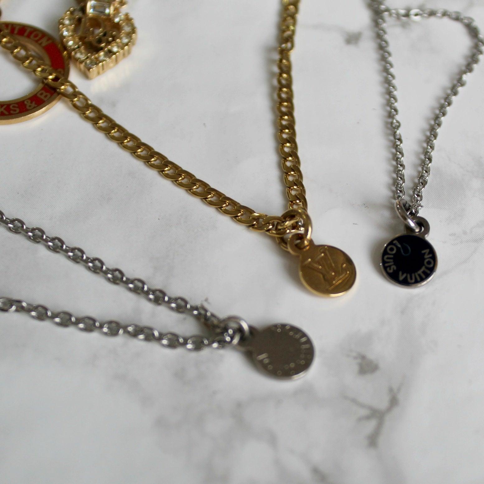 Authentic Louis Vuitton Mini Pendant - Reworked Necklace - Boutique SecondLife