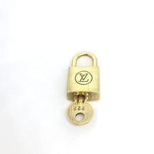 Load image into Gallery viewer, Authentic Louis Vuitton Padlock Set Key + Lock brass - Boutique SecondLife