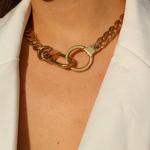 Authentic Louis Vuitton Clasp Reworked Necklace - Boutique SecondLife