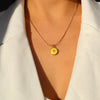 Authentic Louis Vuitton Yellow Pendant- Necklace - Boutique SecondLife