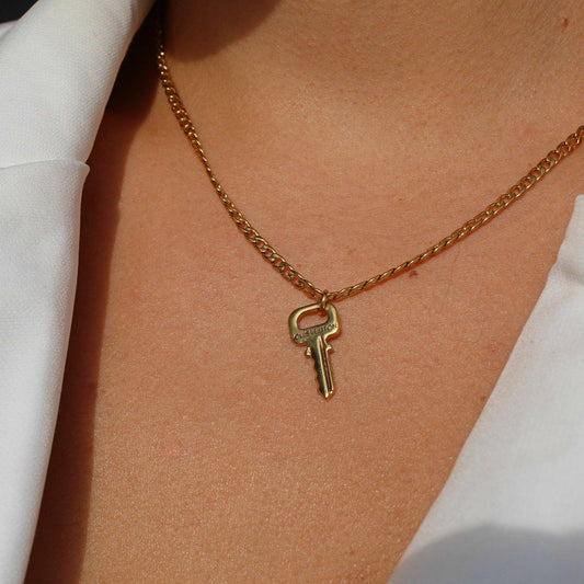 Authentic Louis Vuitton Key Pendant- Necklace - Boutique SecondLife