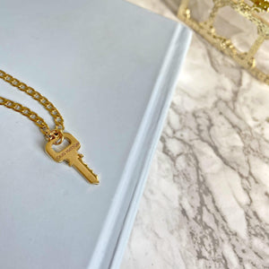 Authentic Louis Vuitton Key Pendant- Necklace - Boutique SecondLife