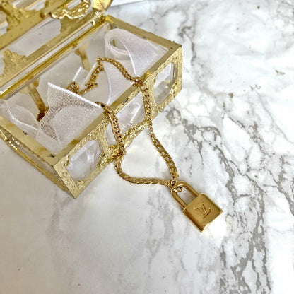 Authentic Louis Vuitton Pendant - Reworked Necklace - Boutique SecondLife