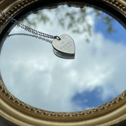 Repurposed Medium Gucci Pendant heart - Boutique SecondLife