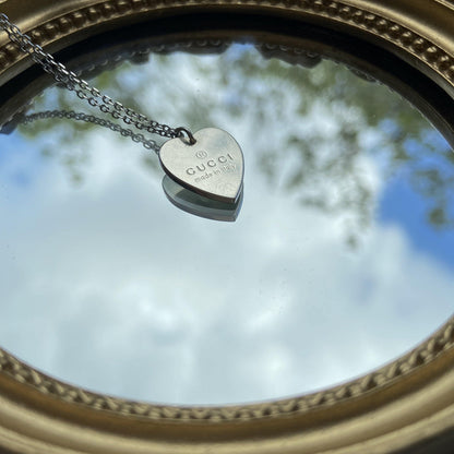 Repurposed Medium Gucci Pendant heart - Boutique SecondLife