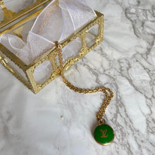 Load image into Gallery viewer, Reworked Green  Pastilles Pendant - Boutique SecondLife