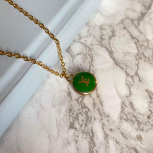 Reworked Green  Pastilles Pendant - Boutique SecondLife