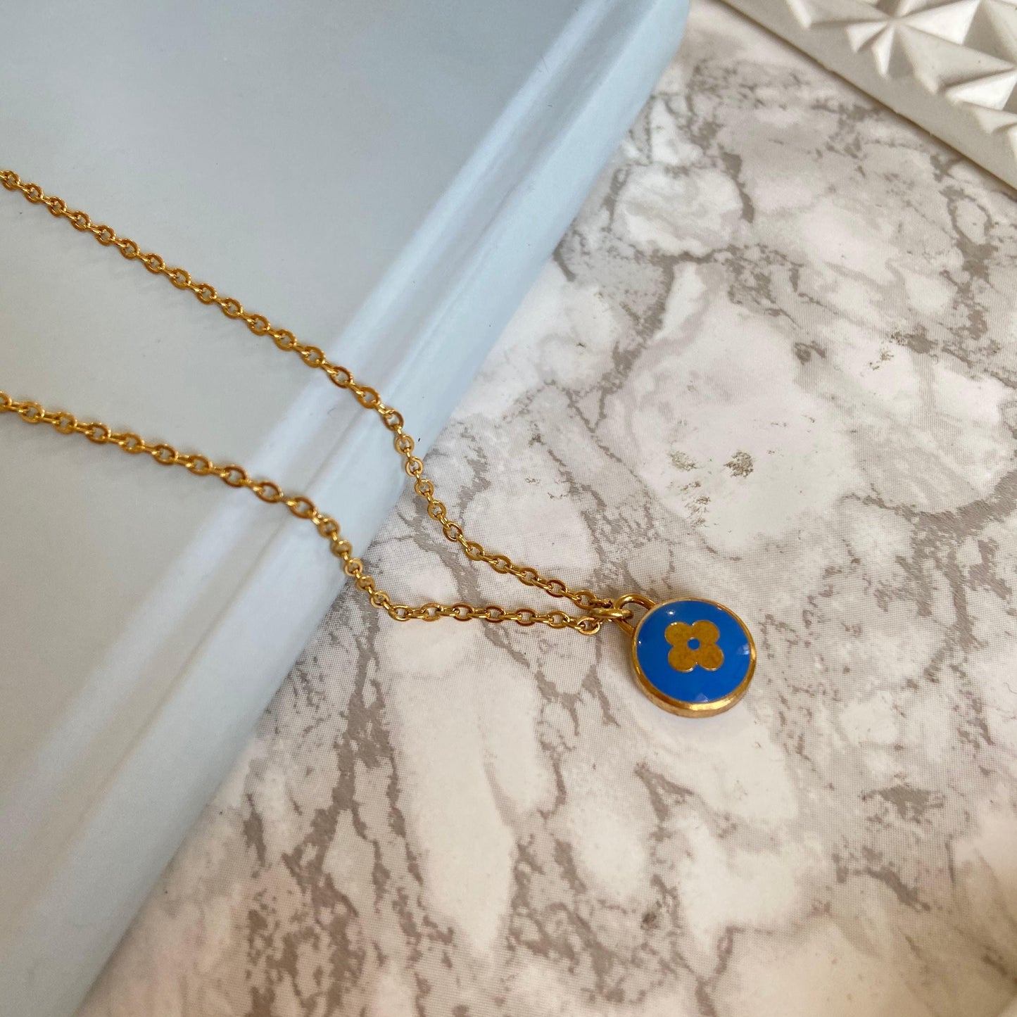 Authentic Louis Vuitton Pastilles Peacock Blue Pendant Pastilles - Boutique SecondLife