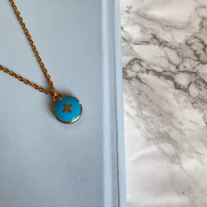 Authentic Louis Vuitton Sapphire Blue Pendant Pastilles - Boutique SecondLife