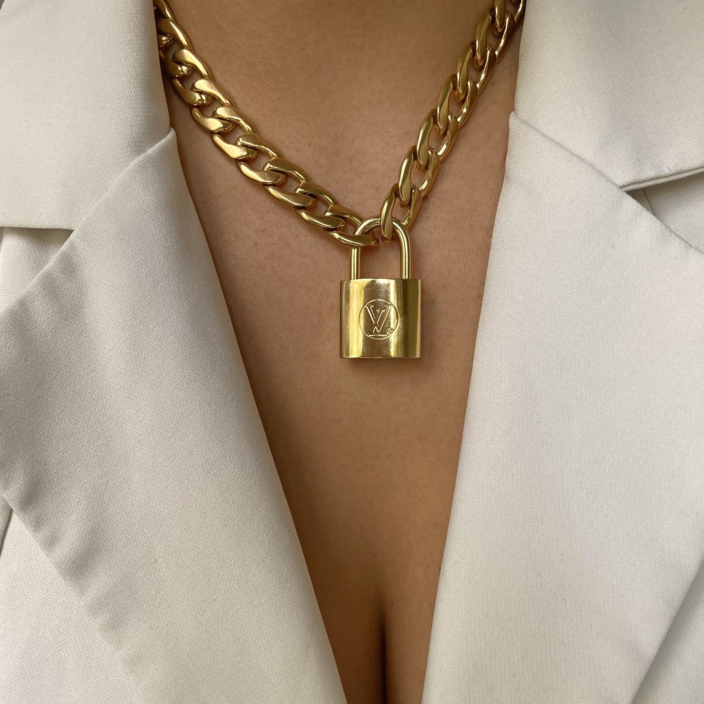 Authentic Louis Vuitton Padlock Collection 2019 rare edition - Necklace - Boutique SecondLife