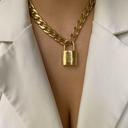 Authentic Louis Vuitton Padlock Collection 2019 rare edition - Necklace - Boutique SecondLife