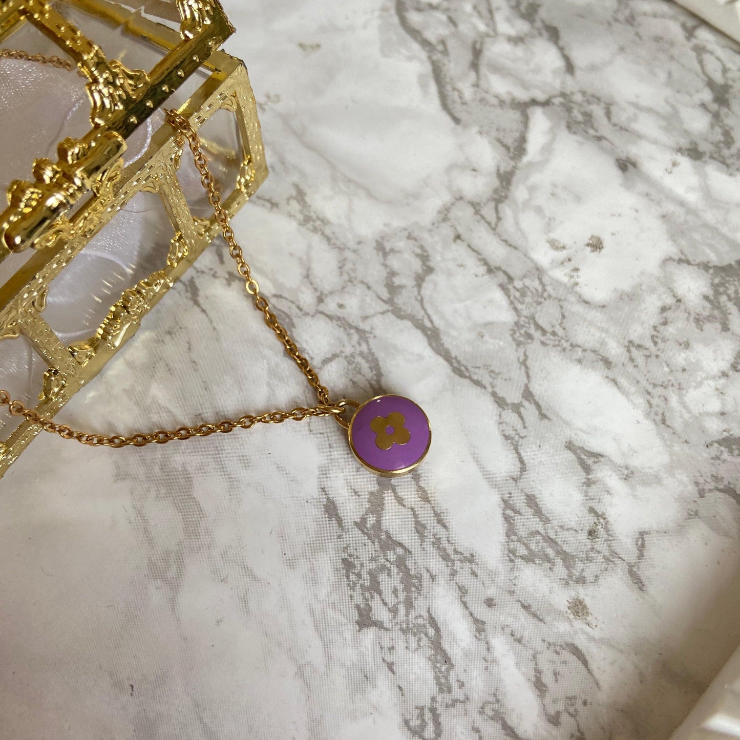 Authentic Louis Vuitton Rosewood Pendant- Necklace - Boutique SecondLife
