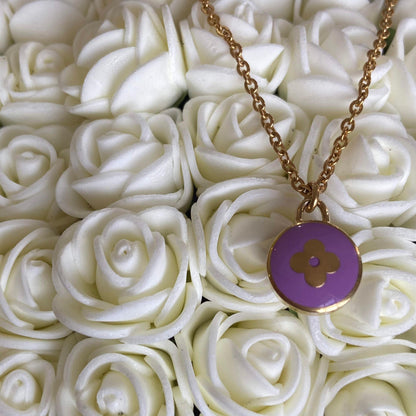Authentic Louis Vuitton Rosewood Pendant- Necklace - Boutique SecondLife