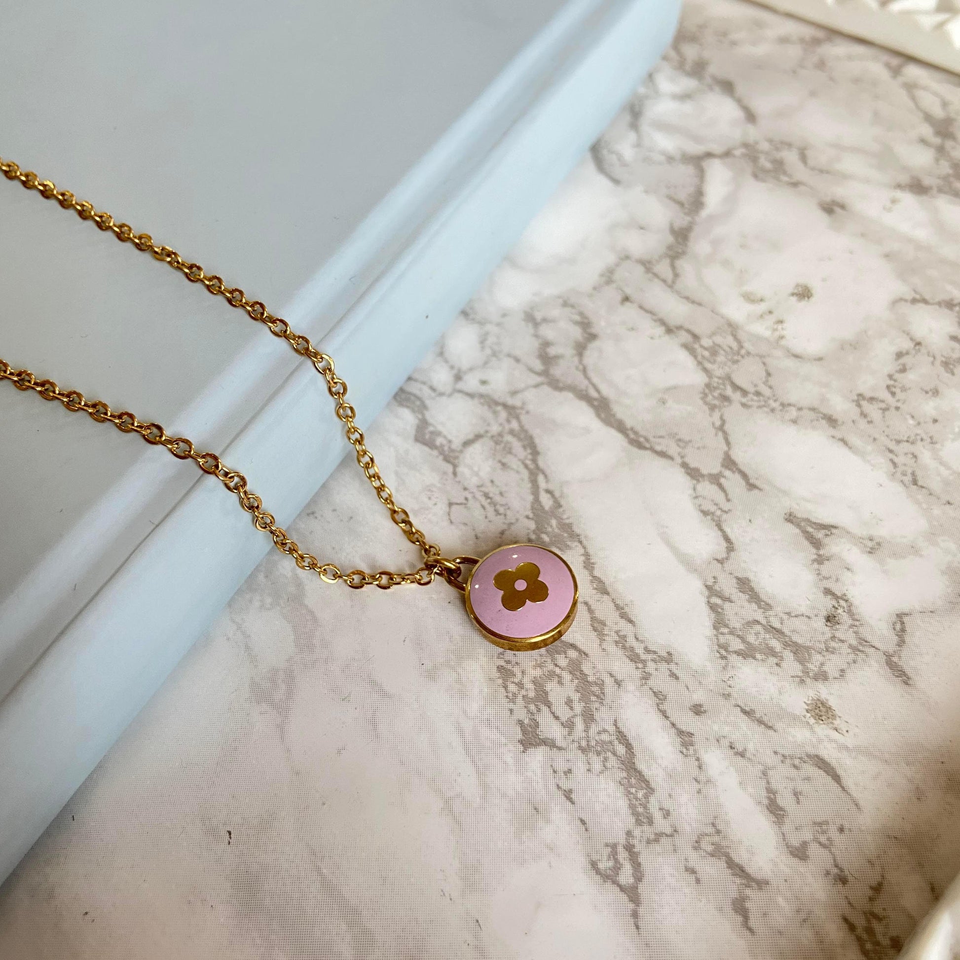 Authentic Louis Vuitton Pendant Lavender - Necklace - Boutique SecondLife