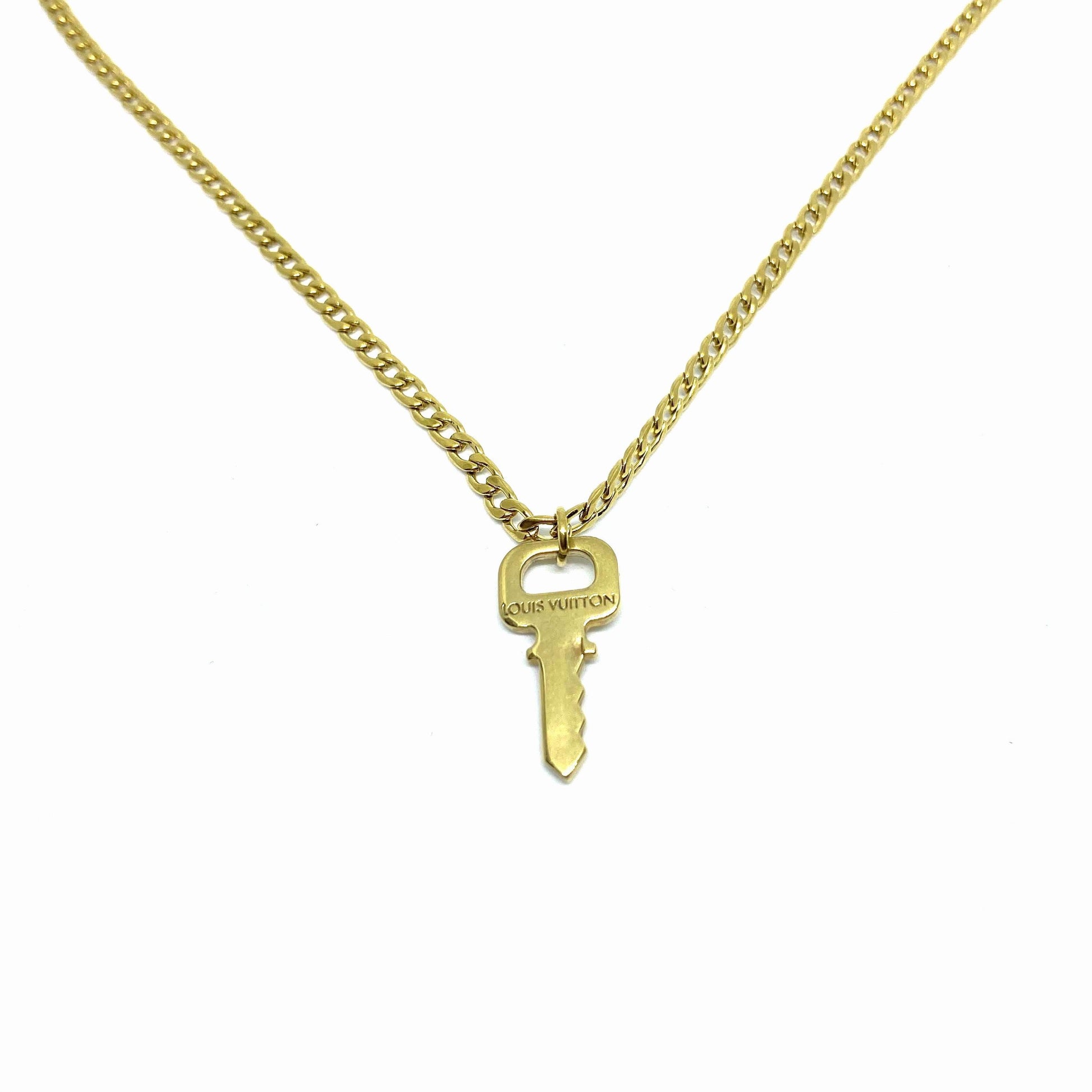 Authentic Louis Vuitton Key Pendant- Necklace - Boutique SecondLife