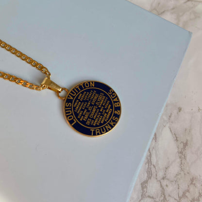 Authentic louis Vuitton Navy Blue Pendant -Authentic Charm - Boutique SecondLife
