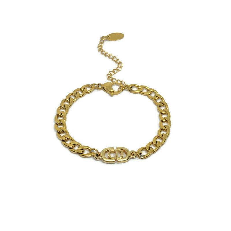 Authentic Dior Pendant- Reworked Bracelet - Boutique SecondLife
