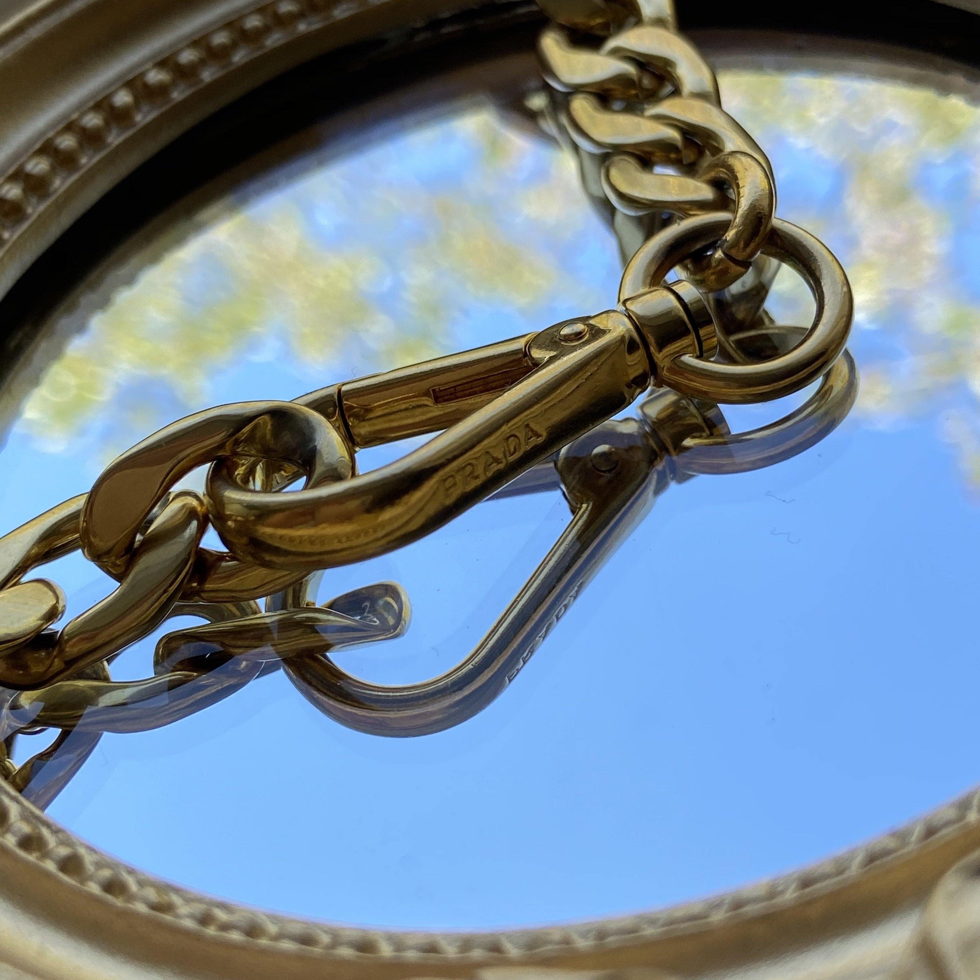 Authentic Prada Clasp-Reworked Necklace - Boutique SecondLife