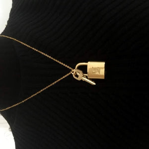 Padlock Necklace with single chain for Him - Boutique SecondLife