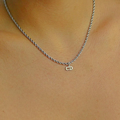Reworked Mini Dior Pendant - Necklace - Boutique SecondLife