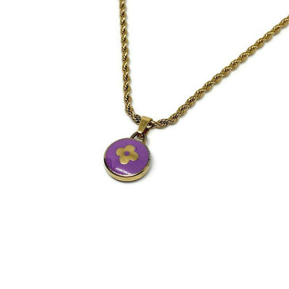 Authentic Louis Vuitton Rosewood Pendant- Necklace - Boutique SecondLife