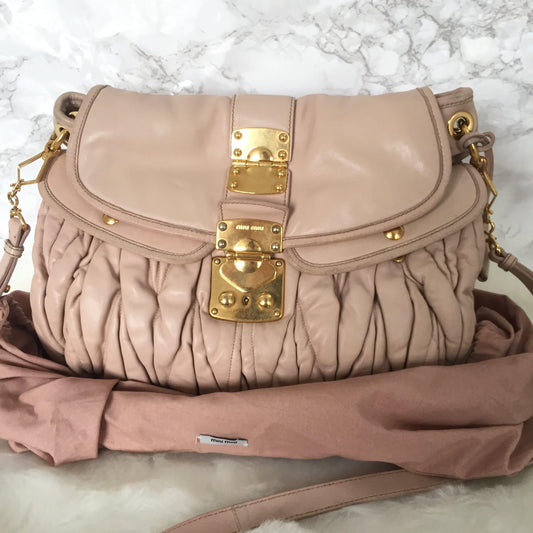 Miu Miu Bag Authentic Large Pink - Boutique SecondLife