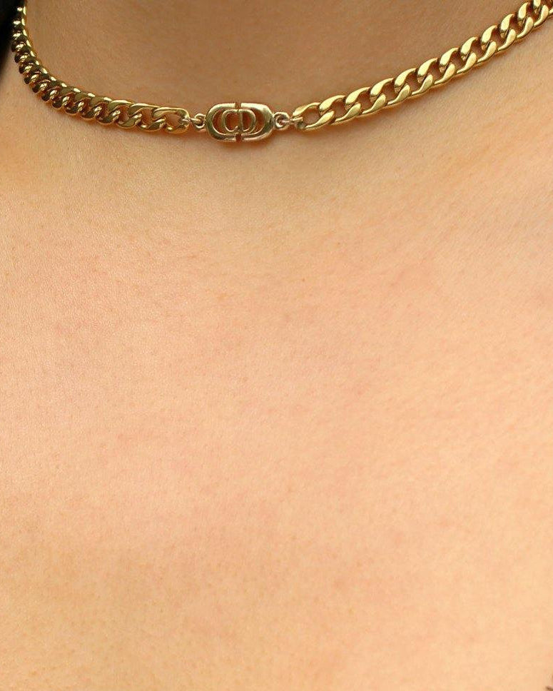 Reworked Dior Choker from Authentic Necklace - Boutique SecondLife