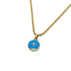 Authentic Louis Vuitton Blue Pendant- Necklace Pastilles Pendant - Boutique SecondLife