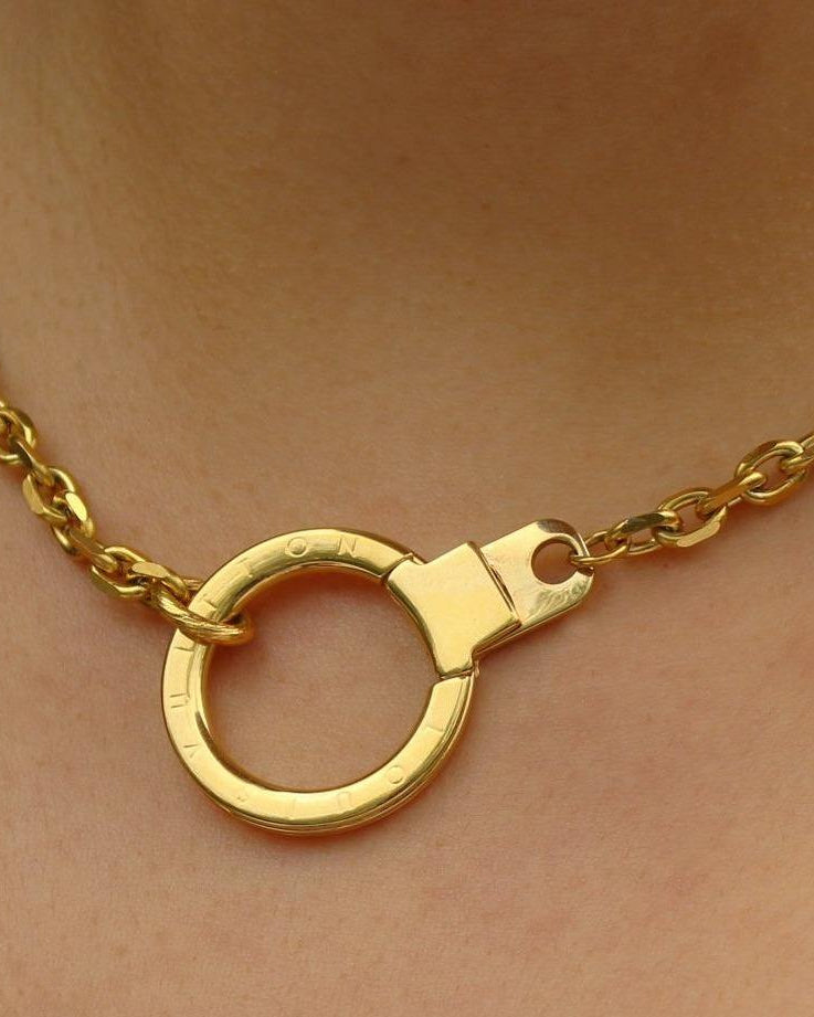 Authentic Louis Vuitton Ring- Reworked Necklace - Boutique SecondLife