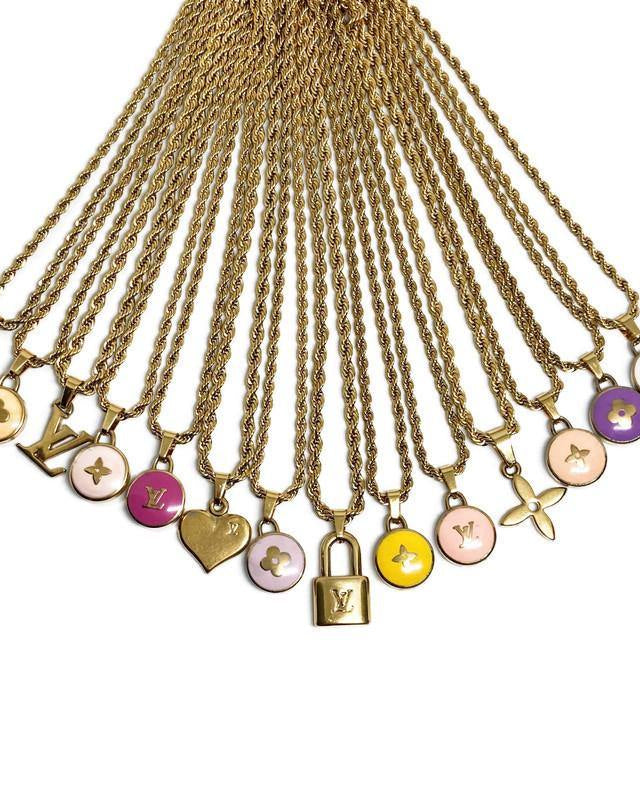 Authentic Louis Vuitton Pendant Flower Reworked Pendant - Boutique SecondLife