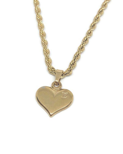 Authentic Louis Vuitton Pendant Heart Reworked Pendant - Boutique SecondLife