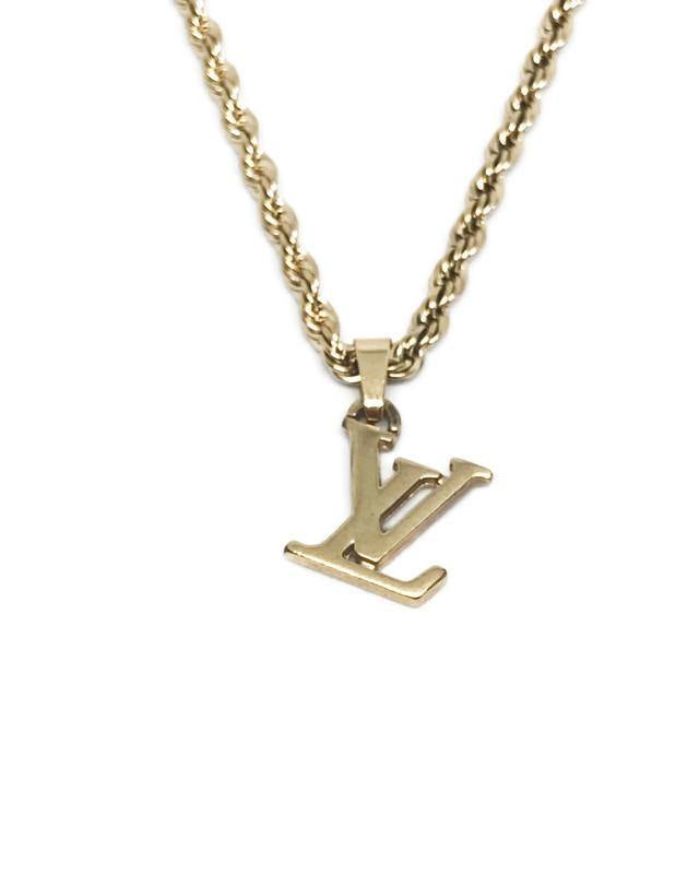 Authentic Louis Vuitton Pendant Logo Reworked Pendant - Boutique SecondLife